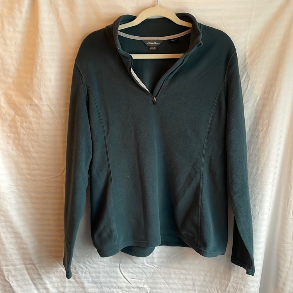 Eddie Bauer Polartec Fleece Sweatshirt Size L Tall